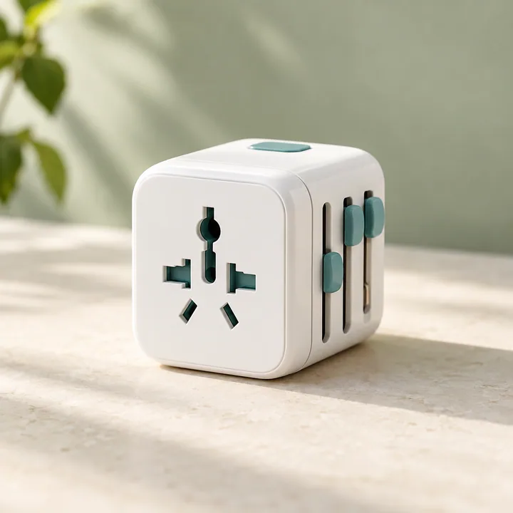Illustrative universal travel adapter